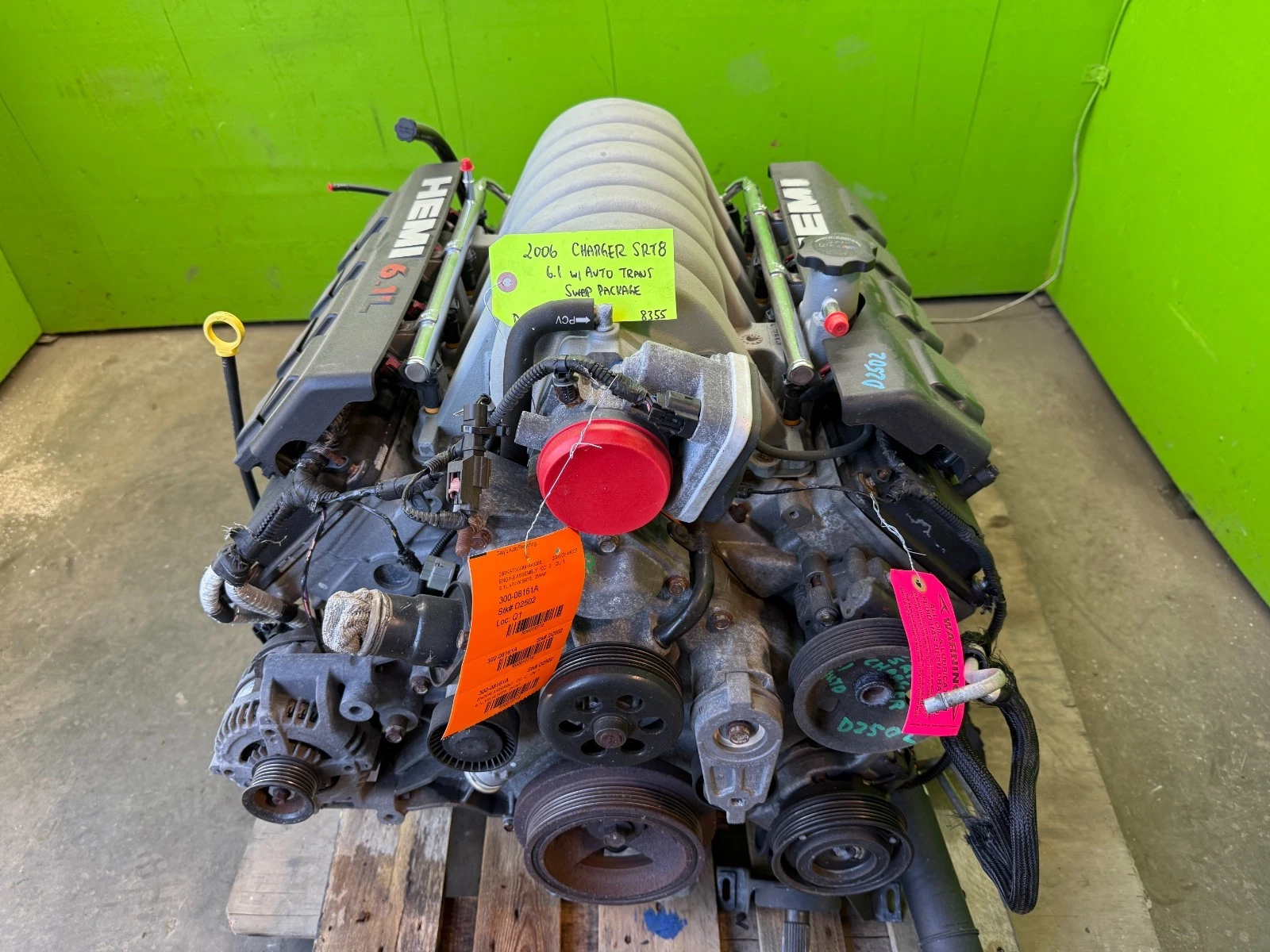 06-10 DODGE CHARGER SRT-8 SRT COMPLETE 6.1 ENGINE TRANSMISSION SWAP - Image 2