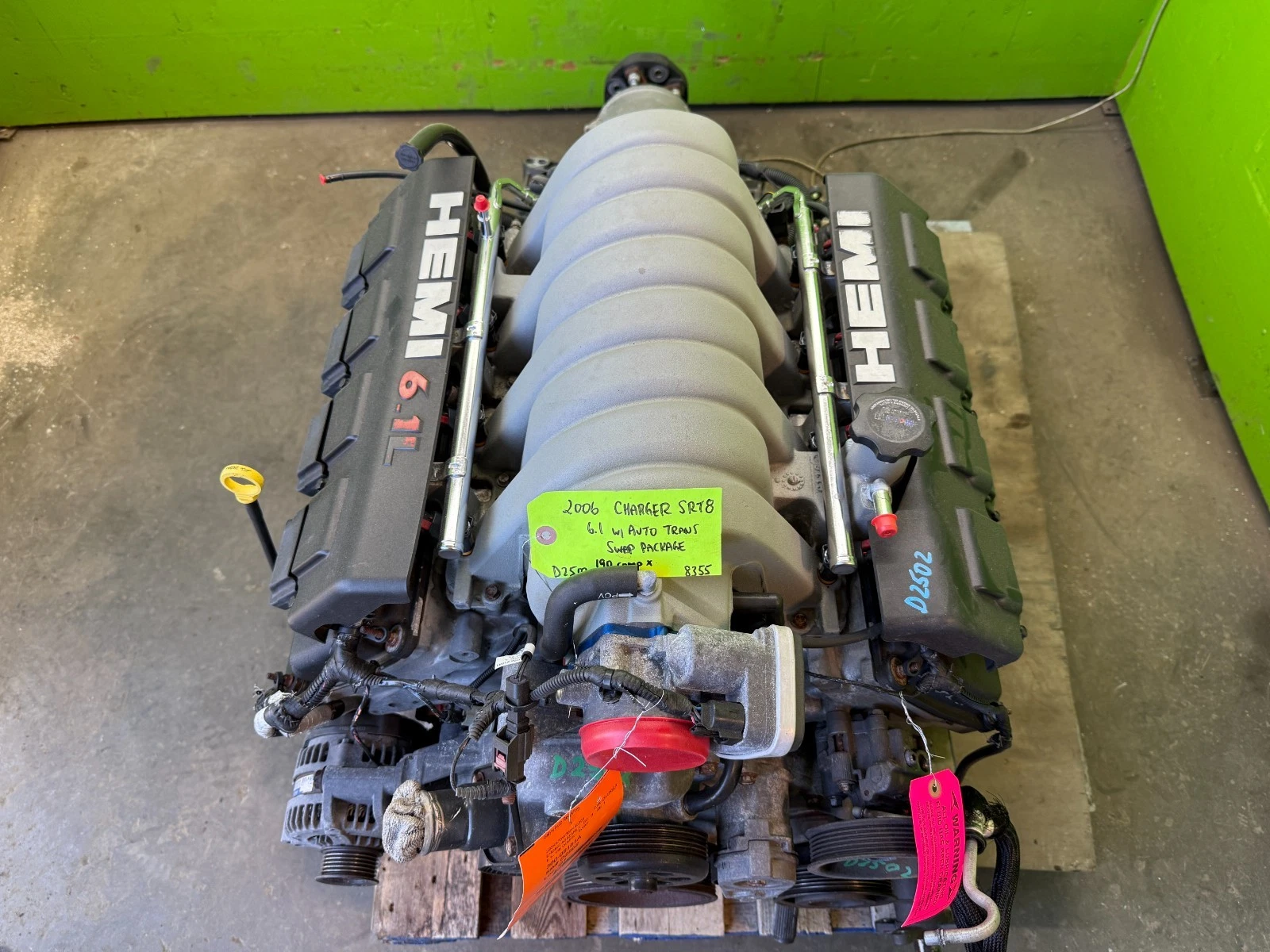 06-10 DODGE CHARGER SRT-8 SRT COMPLETE 6.1 ENGINE TRANSMISSION SWAP - Image 3