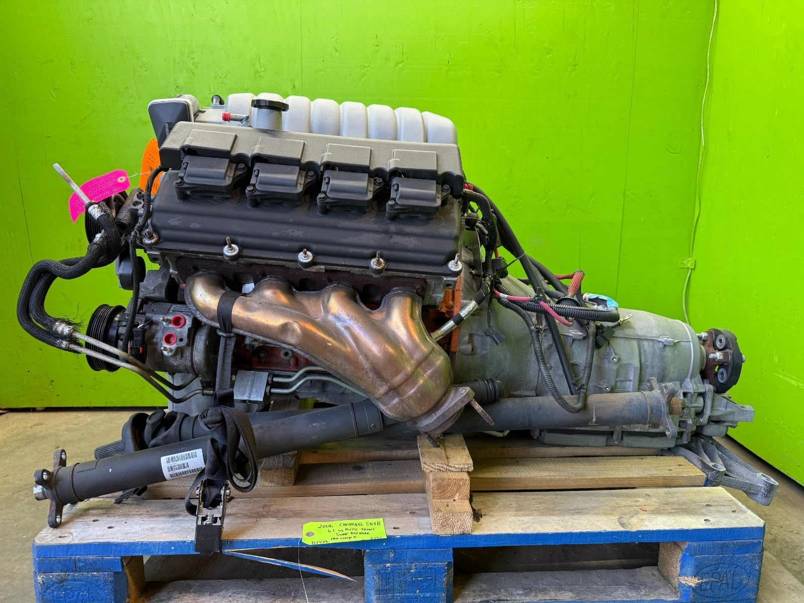 06-10 DODGE CHARGER SRT-8 SRT COMPLETE 6.1 ENGINE TRANSMISSION SWAP - Image 5