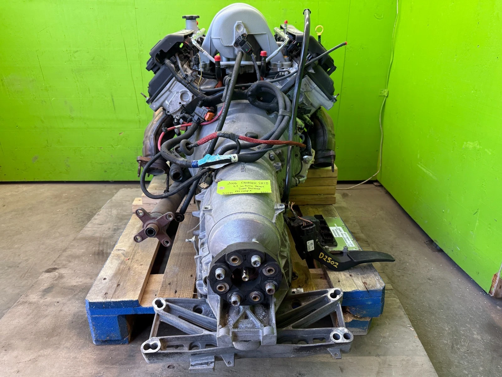 06-10 DODGE CHARGER SRT-8 SRT COMPLETE 6.1 ENGINE TRANSMISSION SWAP - Image 7